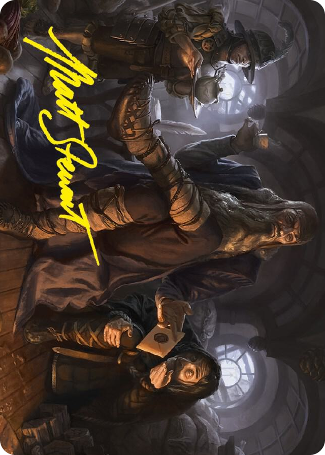 Sharkey, Tyrant of the Shire Art Card (Gold-Stamped Signature) #22 S - Art Series: Universes Beyond: The Lord of the Rings: Tales of Middle-earth Pokemon card