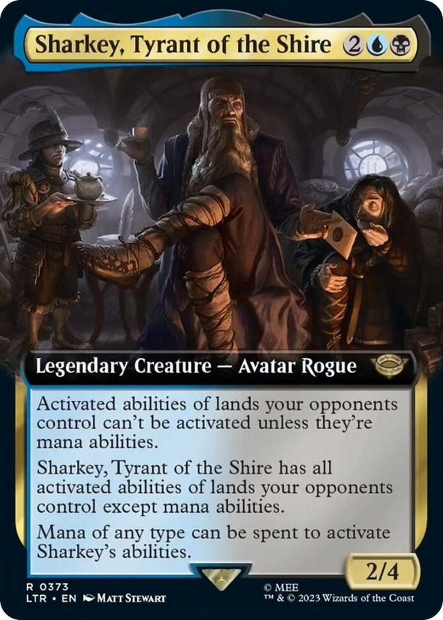0373 Sharkey, Tyrant of the Shire (Extended Art) R Universes Beyond: The Lord of the Rings: Tales of Middle-earth
