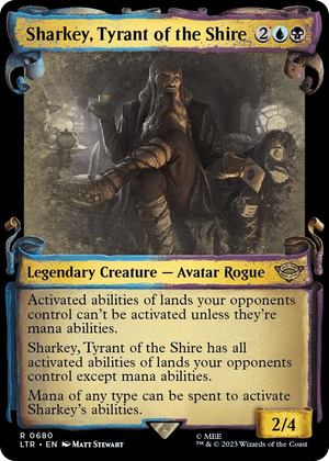 0680 Sharkey, Tyrant of the Shire (Showcase Scrolls) R Universes Beyond: The Lord of the Rings: Tales of Middle-earth