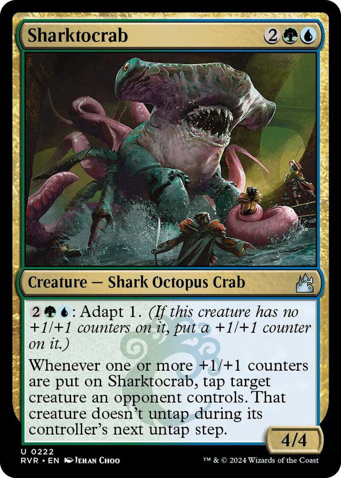 Sharktocrab #222 U - Ravnica Remastered Pokemon card