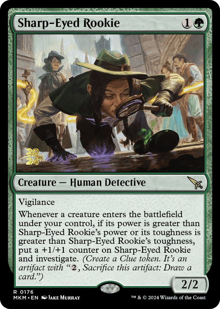0176 Sharp-Eyed Rookie R Prerelease Cards