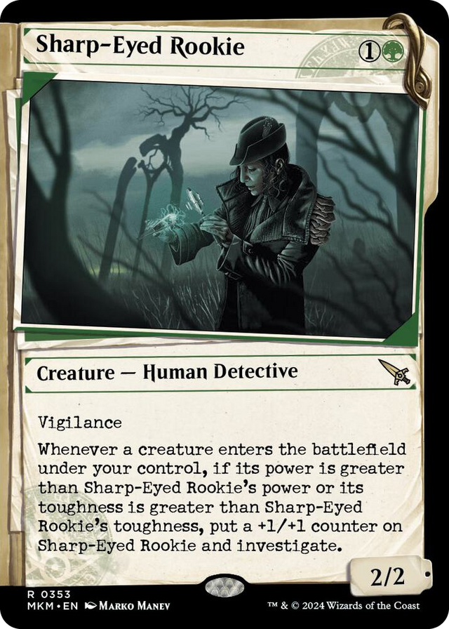 0353 Sharp-Eyed Rookie (Showcase) R Murders at Karlov Manor