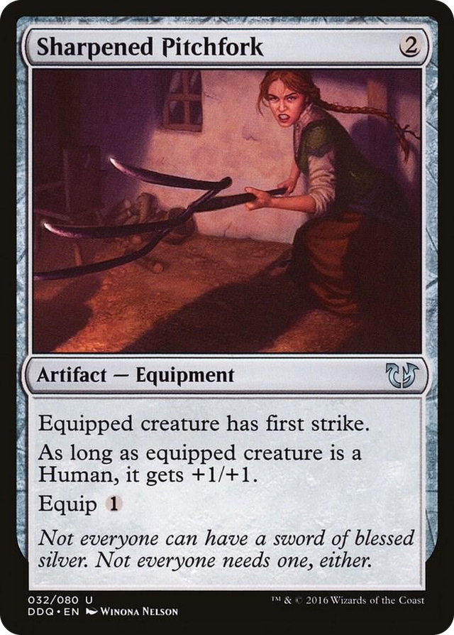 0032 Sharpened Pitchfork U Duel Decks: Blessed vs. Cursed