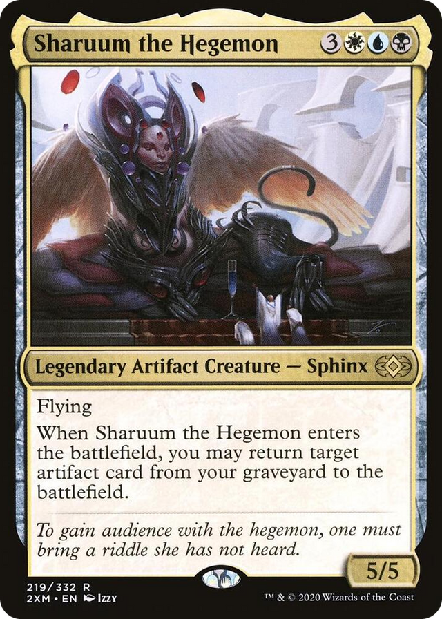 0219 Sharuum the Hegemon R Double Masters