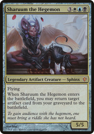 0212 Sharuum the Hegemon (Commander 2013) S Oversize Cards