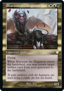 0128 Sharuum the Hegemon (Retro Frame) R Commander: The Brothers' War