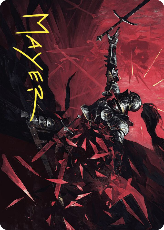 0014 Shatter the Oath Art Card (Gold-Stamped Signature) S Art Series: Wilds of Eldraine