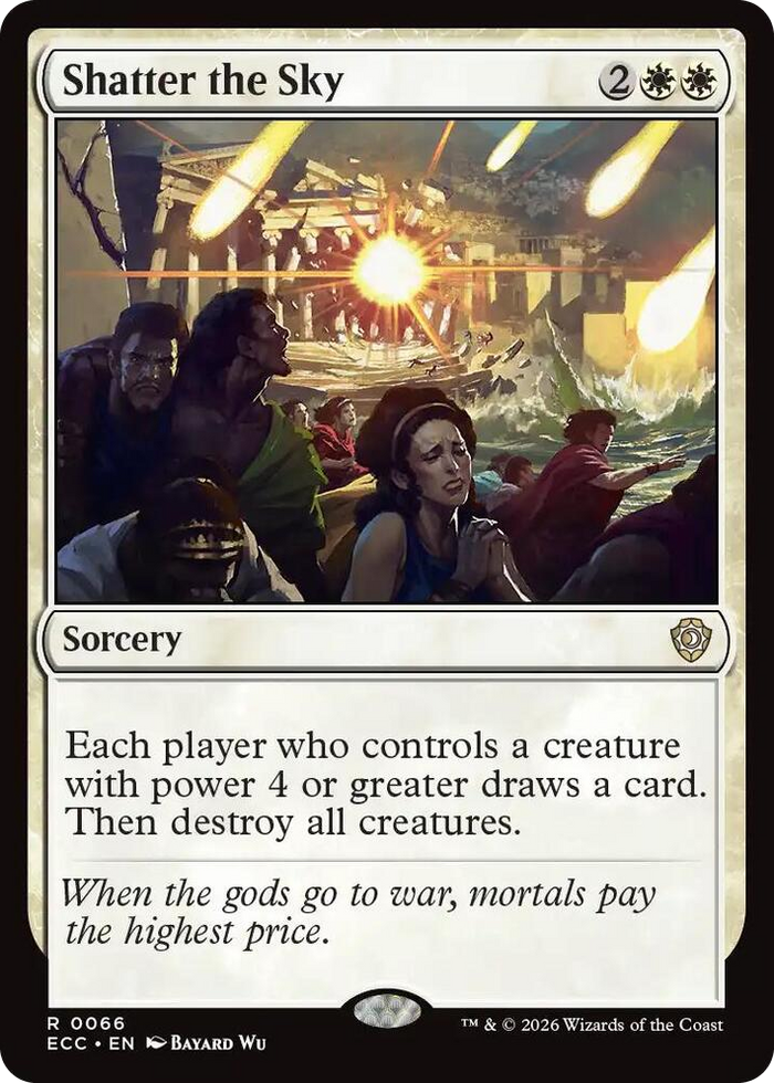 Shatter the Sky #66 R - Commander: Lorwyn Eclipsed Pokemon card