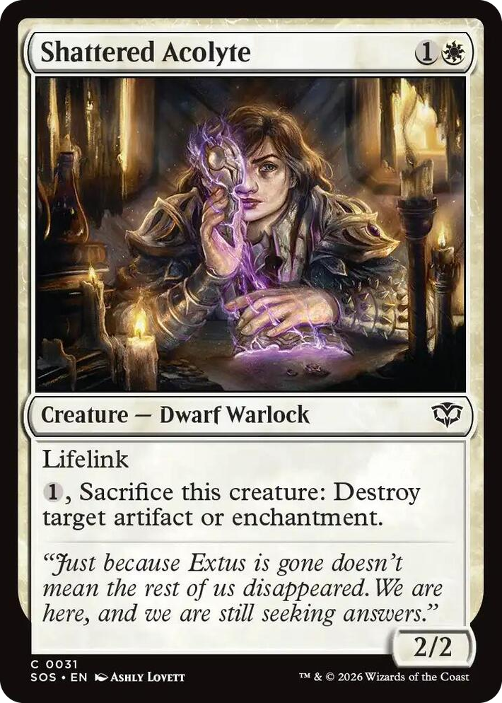 0031 Shattered Acolyte C Secrets of Strixhaven