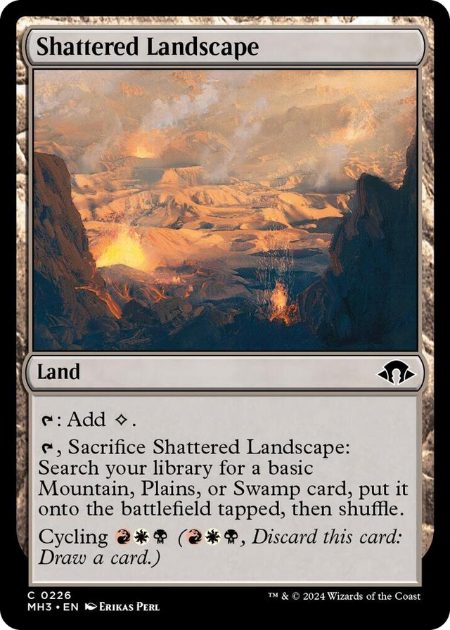 0226 Shattered Landscape C Modern Horizons 3