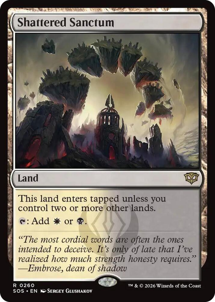 Shattered Sanctum #260 R - Secrets of Strixhaven Pokemon card