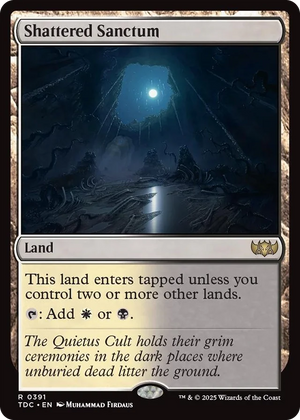 0391 Shattered Sanctum R Commander: Tarkir: Dragonstorm