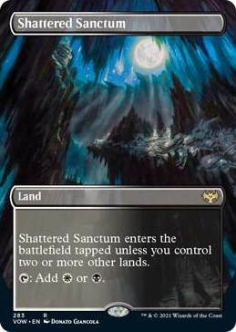 0283 Shattered Sanctum (Borderless) R Innistrad: Crimson Vow