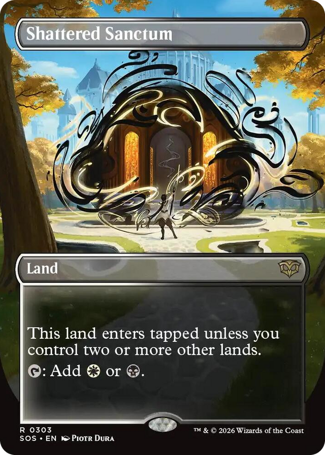 0303 Shattered Sanctum (Borderless) R Secrets of Strixhaven