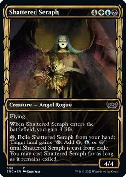 0398 Shattered Seraph (Gilded Foil) C Streets of New Capenna