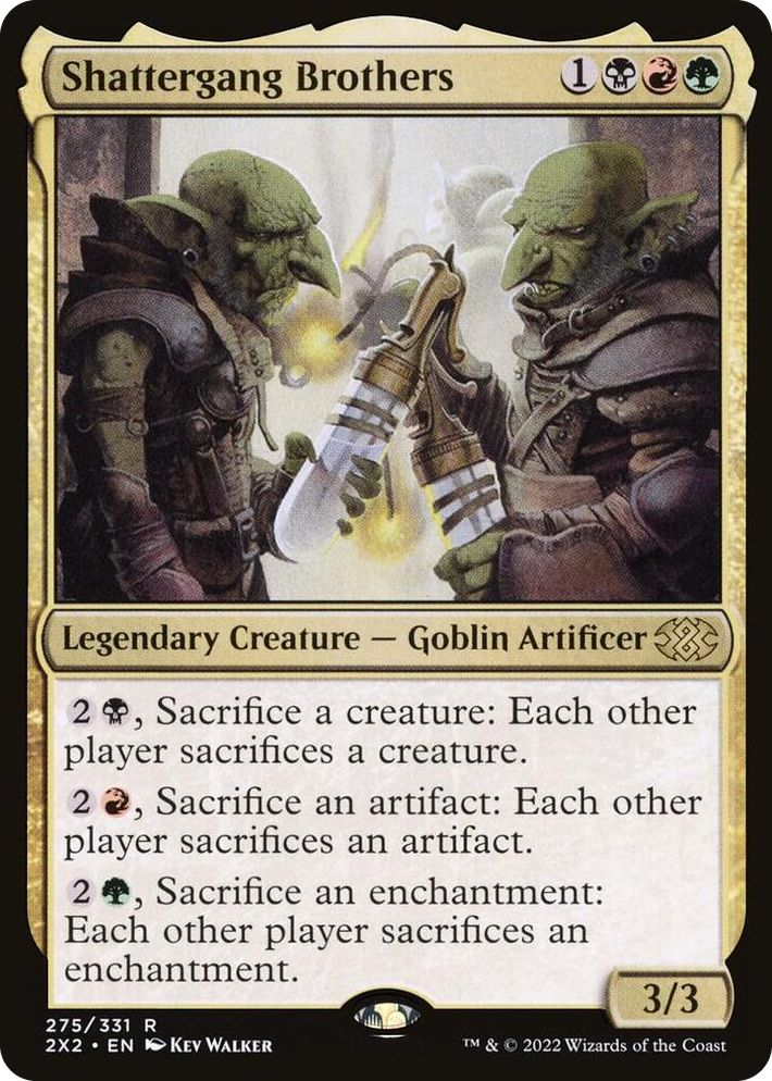 0275 Shattergang Brothers R Double Masters 2022