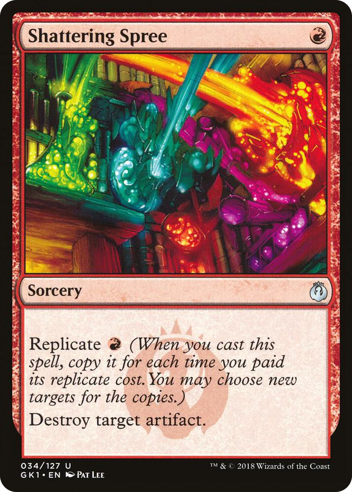 0034 Shattering Spree U Guilds of Ravnica: Guild Kits