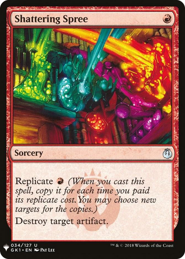 0034 Shattering Spree U The List Reprints