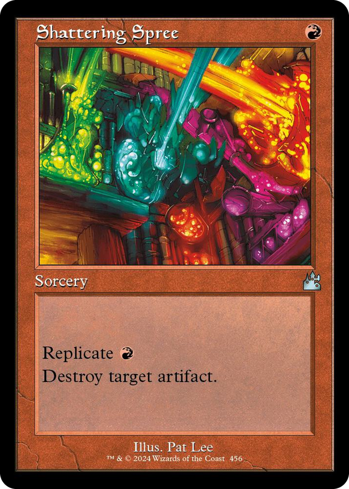 Shattering Spree (Retro Frame) #456 U - Ravnica Remastered Pokemon card