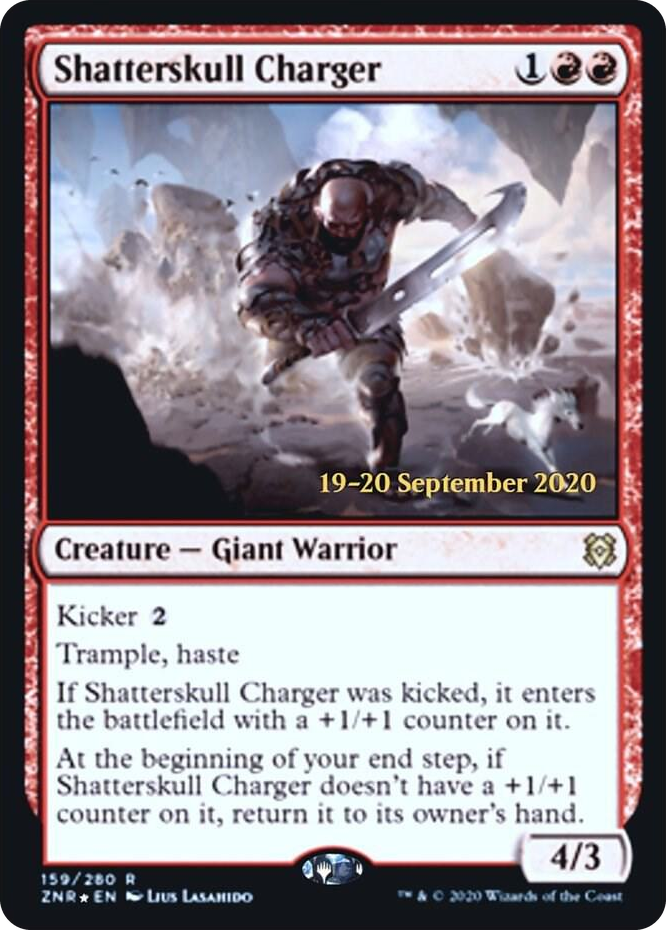 Shatterskull Charger #159 R - Prerelease Cards Pokemon card