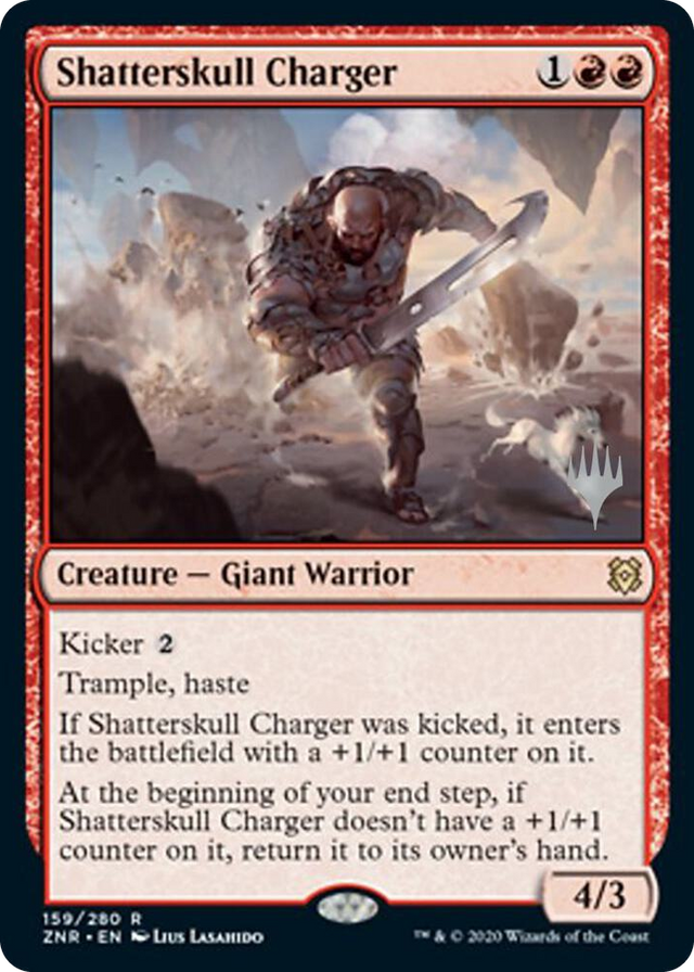 0159 Shatterskull Charger R Promo Pack: Zendikar Rising