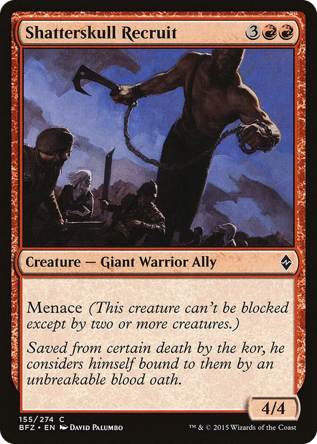 0155 Shatterskull Recruit C Battle for Zendikar