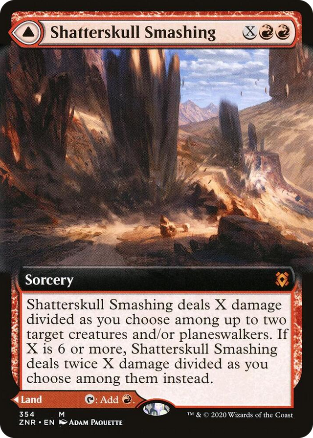 0354 Shatterskull Smashing (Extended Art) M Zendikar Rising