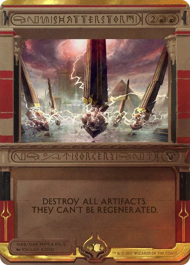 Shatterstorm #48 M - Masterpiece Series: Amonkhet Invocations Pokemon card