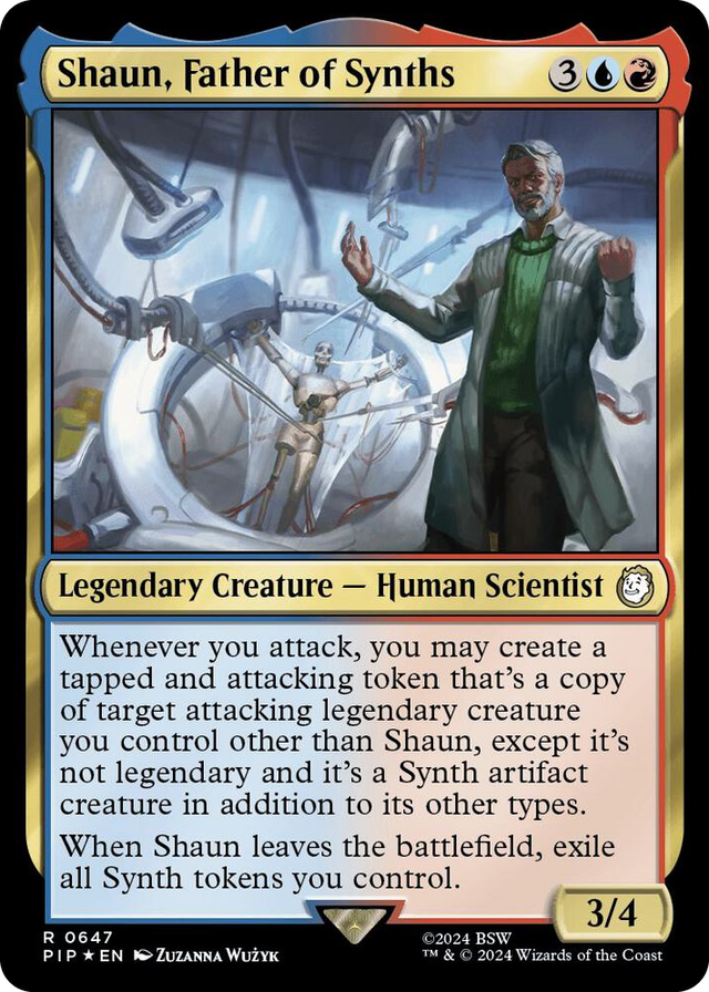 0647 Shaun, Father of Synths (Surge Foil) R Universes Beyond: Fallout
