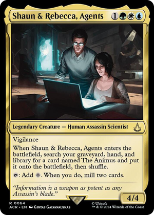 0064 Shaun & Rebecca, Agents R Universes Beyond: Assassin's Creed
