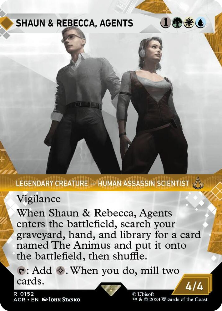 0152 Shaun & Rebecca, Agents (Showcase) R Universes Beyond: Assassin's Creed
