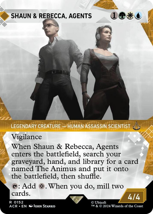 0152 Shaun & Rebecca, Agents (Showcase) R Universes Beyond: Assassin's Creed