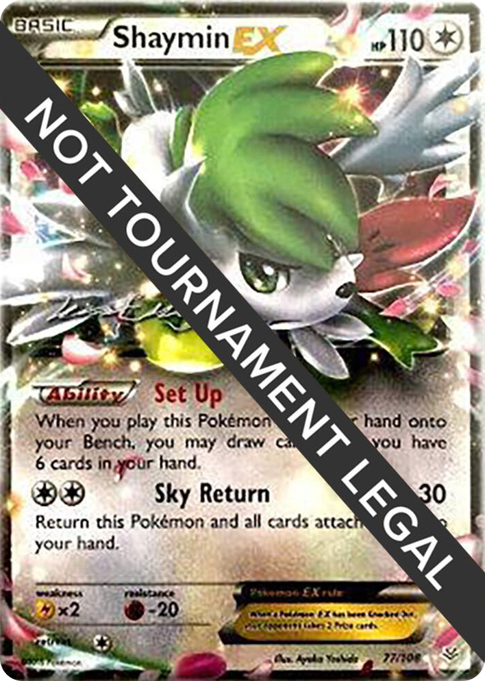 0077 Shaymin EX - 2016 (Jesper Eriksen) Ultra Rare World Championship Decks