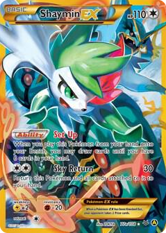 0077a Shaymin EX - 77a/108 Promo Alternate Art Promos