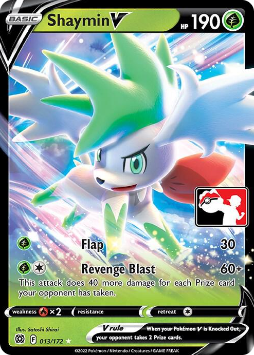 0013 Shaymin V Ultra Rare Prize Pack Series Cards