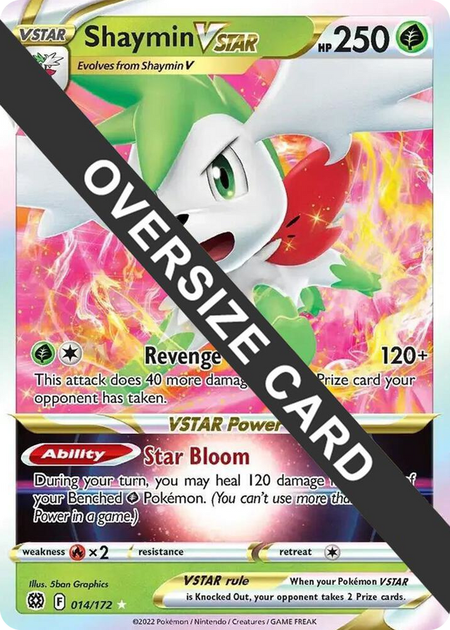 0014 Shaymin VSTAR Promo Jumbo Cards