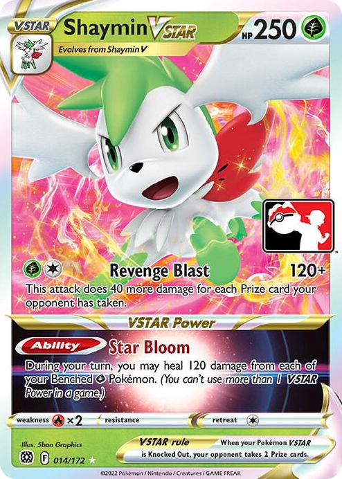 0014 Shaymin VSTAR Ultra Rare Prize Pack Series Cards