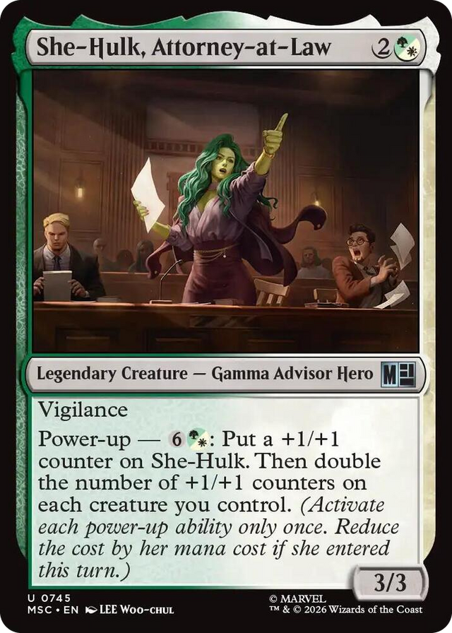 0745 She-Hulk, Attorney-at-Law U Commander: Marvel Super Heroes