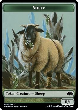 0012 Sheep Token T Dominaria Remastered