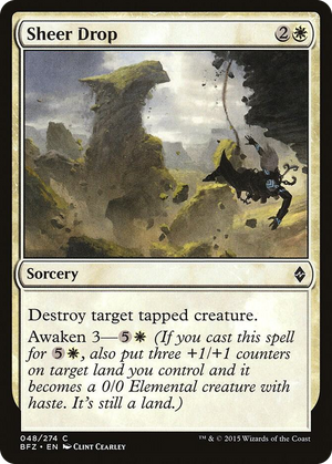 0048 Sheer Drop C Battle for Zendikar