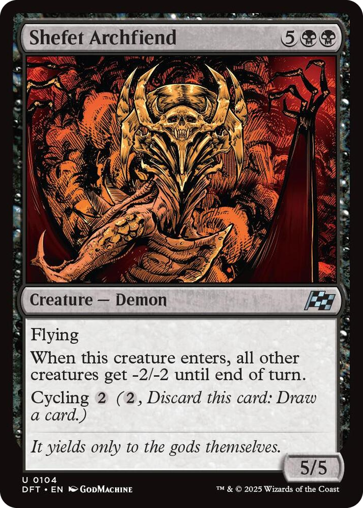 0104 Shefet Archfiend U Aetherdrift