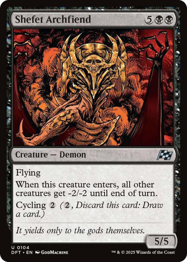 0104 Shefet Archfiend U Aetherdrift