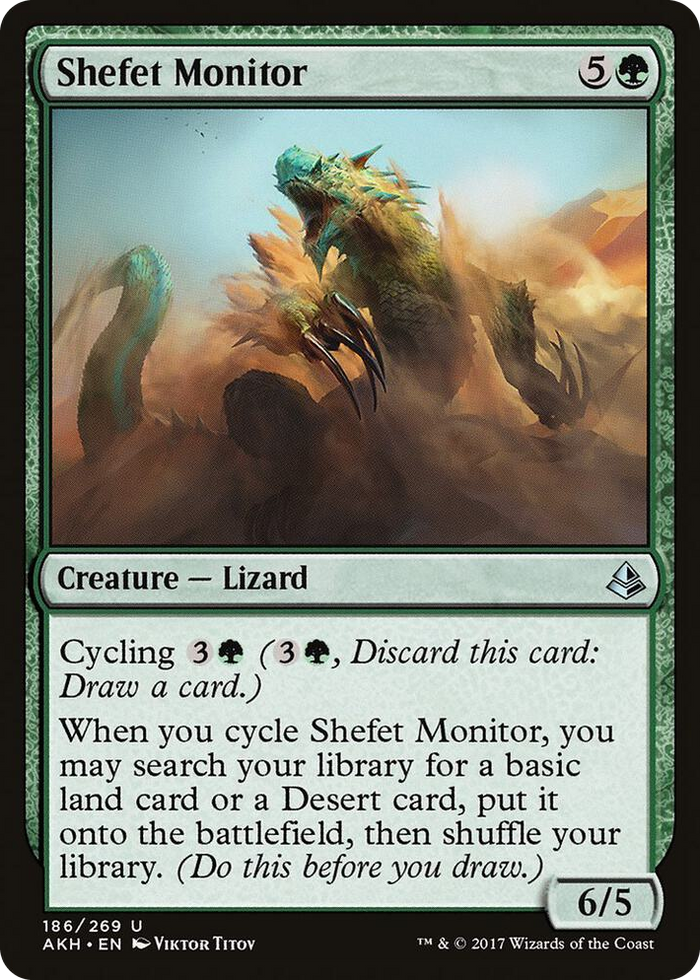Shefet Monitor #186 U - Amonkhet Pokemon card