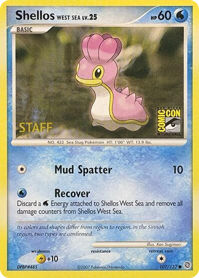 0107 Shellos West Sea (SDCC 2007 Staff) Common Miscellaneous Cards & Products