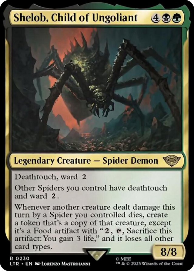0230 Shelob, Child of Ungoliant R Universes Beyond: The Lord of the Rings: Tales of Middle-earth