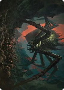 0023 Shelob, Child of Ungoliant Art Card S Art Series: Universes Beyond: The Lord of the Rings: Tales of Middle-earth