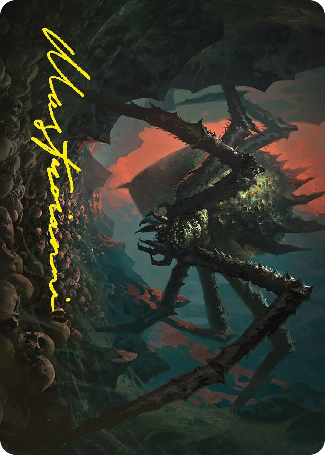 Shelob, Child of Ungoliant Art Card (Gold-Stamped Signature) #23 S - Art Series: Universes Beyond: The Lord of the Rings: Tales of Middle-earth Pokemon card