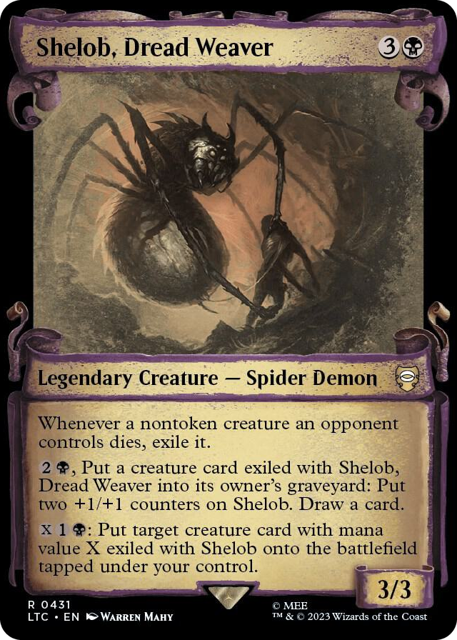 0431 Shelob, Dread Weaver (Showcase Scrolls) R Commander: The Lord of the Rings: Tales of Middle-earth