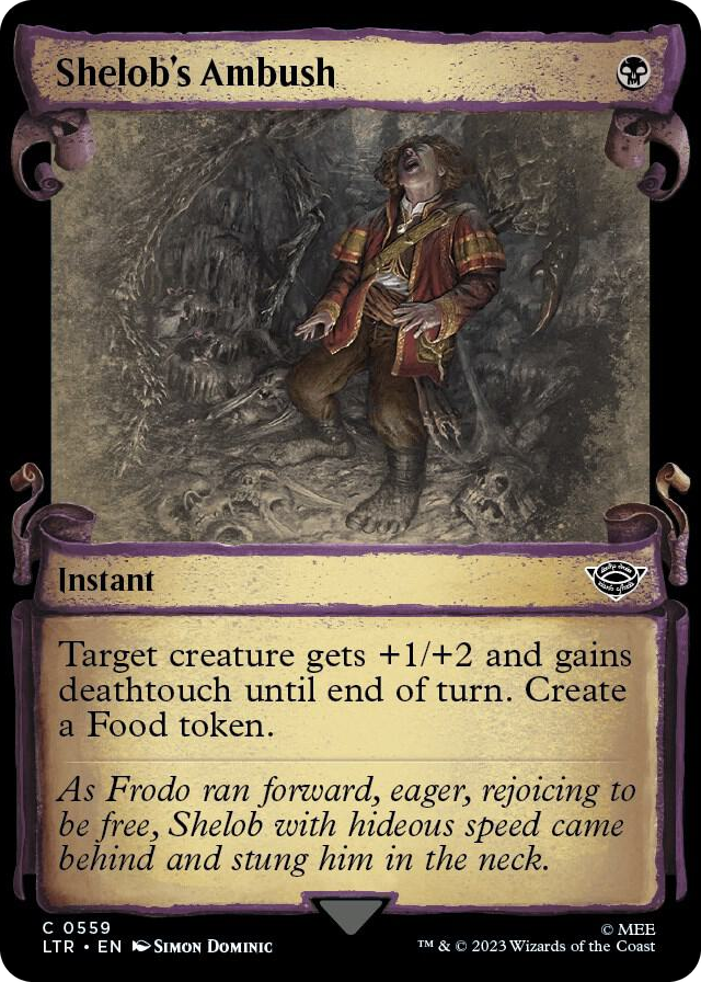 0559 Shelob's Ambush (Showcase Scrolls) C Universes Beyond: The Lord of the Rings: Tales of Middle-earth