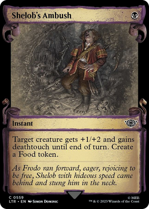 0559 Shelob's Ambush (Showcase Scrolls) C Universes Beyond: The Lord of the Rings: Tales of Middle-earth